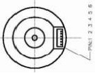 9V~16V 36mm ODブラシレスDCギアモーター 4ポール