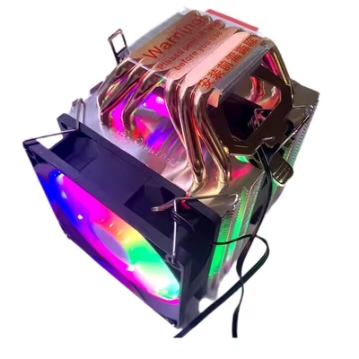 デュアルタワーCPUファンクーラー アルミヒートシンクPCマザーボードCPUクーラー