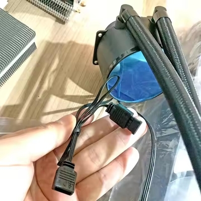 水ポンプ冷却器 CPU アルミヒートシンク 水冷却器 ファン 液体冷却器 ファン