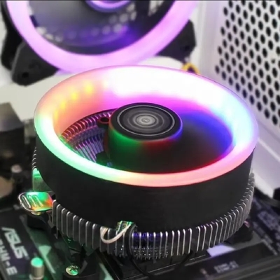 ミニCPU冷却器 アルミニウムヒートシンクCPU冷却器 プッシュダウンタイプ