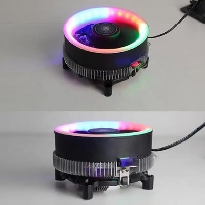 ミニCPU冷却器 アルミニウムヒートシンクCPU冷却器 プッシュダウンタイプ