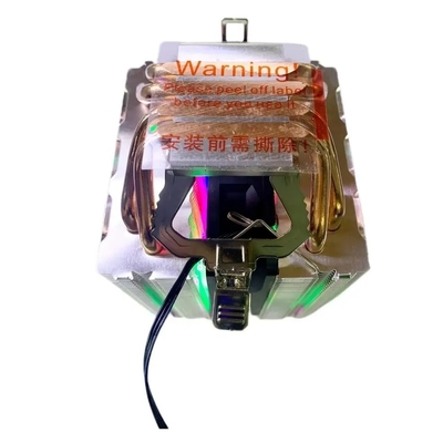 ARGB 8 熱管扇風機 アルミニウム シンク 熱冷却器