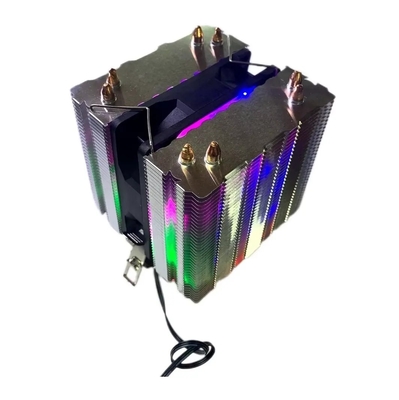 ARGB 8 熱管扇風機 アルミニウム シンク 熱冷却器