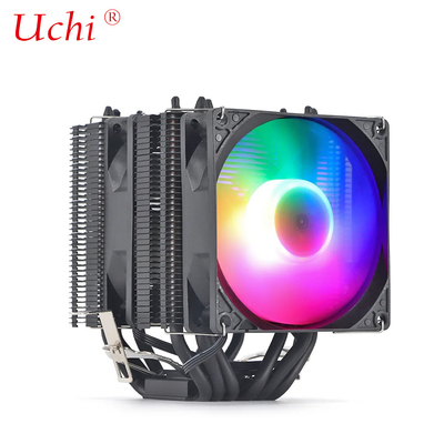ブラック・ラジエーター・ファン ライト・コパール・ヒートパイプ ユニバーサル・CPU・クーラー インテル I3 I5 I7 I9 Lga 1151 1366 1700 2011 2066 AMD AM4 AM5