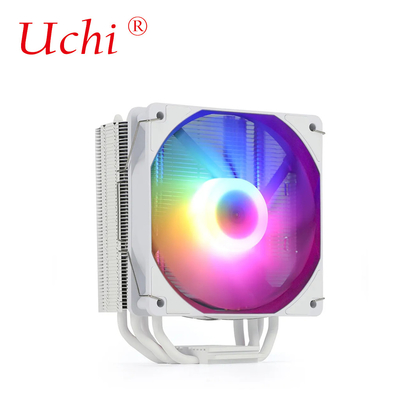 220W ホワイト RGB ARGB CPU クーラー 扇風機 6 ヒートパイプ コンピュータ サーバー プロセッサ Lga1151 1155 1366 1700 2011 AMD FM AM3 AM4 AM5