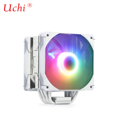 220W ホワイト RGB ARGB CPU クーラー 扇風機 6 ヒートパイプ コンピュータ サーバー プロセッサ Lga1151 1155 1366 1700 2011 AMD FM AM3 AM4 AM5
