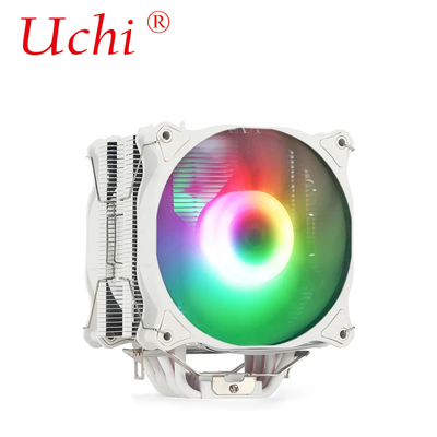 220W ホワイト RGB ARGB CPU クーラー 扇風機 6 ヒートパイプ コンピュータ サーバー プロセッサ Lga1151 1155 1366 1700 2011 AMD FM AM3 AM4 AM5