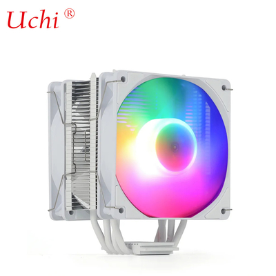 220W ホワイト RGB ARGB CPU クーラー 扇風機 6 ヒートパイプ コンピュータ サーバー プロセッサ Lga1151 1155 1366 1700 2011 AMD FM AM3 AM4 AM5