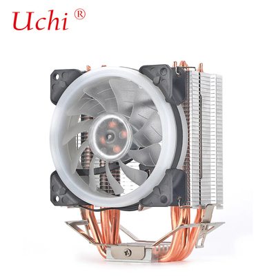 4 銅熱管散熱器冷却 コンピュータCPU インテル I3 I5 I7 LGA1150 1156 1200 1366 1700 2011 AMD AM4 AM5 クーラー