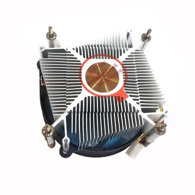 12V DC銅中央散熱器 TDP 75W PCプロセッサ冷却用 4ピン PWMソケット 1700 1200 1150 1151 1155 1156 Cpu エアクーラーファン