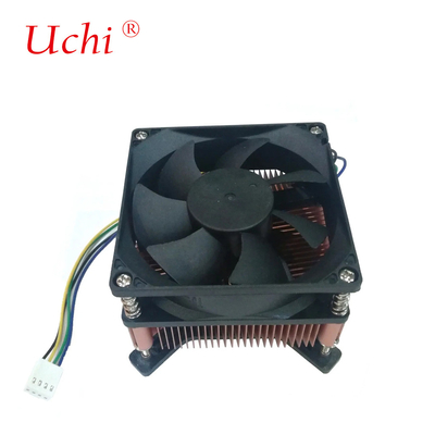 銅塗装熱槽 散熱 油脂 TDP 60W Cpu 冷却扇 静音 Pwm 3ピン 4ピン I3 I5 インテル Lga775 1150 1151