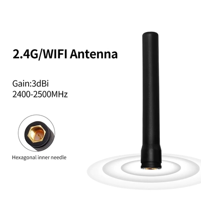 ストレートハクサゴナルSMA 男性コネクタ 433mhz受信機 433mhz 外部ロラゴムアンテナ