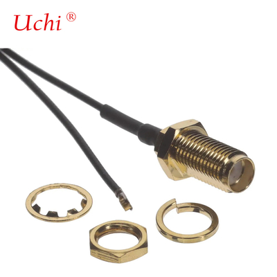 336314-12-0250 CBL ASSY AMC-RPSMA JCK-PL 9.843 ストレートSMAからMHFプラグ