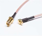 低負荷ケーブル SMA-男性からMCX 男性 右角 6 インチ 15cm コネクタ RF RG316 同軸アンテナ ピグテール