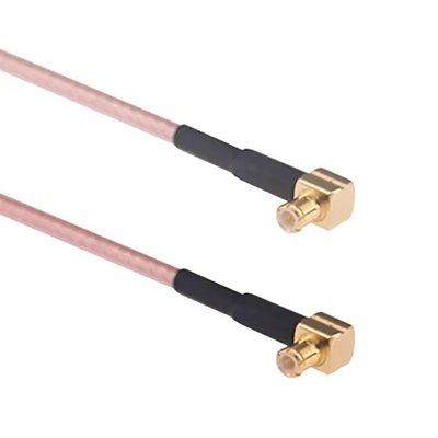 IoT コアックスケーブル 50 Ohm RG316 90 度 MCX から MCX 男性ケーブル組成