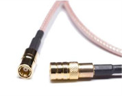 RP SMB RG178 RG316 RFコアシアルケーブル 50ohm 6GHz の男性から男性プラグ