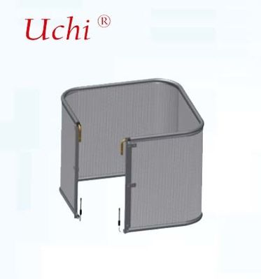 省エネ型蛇行横フィンマイクロチャネル熱交換器マイクロチャネルコンデンサー