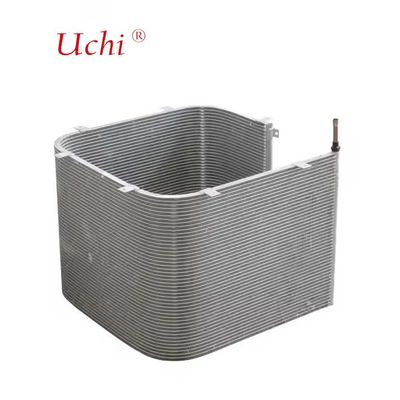 省エネ型蛇行横フィンマイクロチャネル熱交換器マイクロチャネルコンデンサー