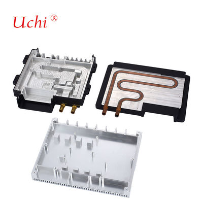 コンパクト構造用エポキシ接着銅管用液体コールドプレート