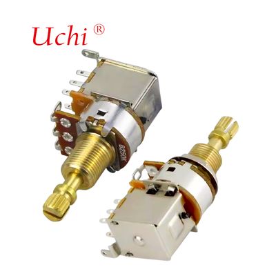 RV168 シングルコイル エレキギター ボリュームノブ トーンポテンショメータ