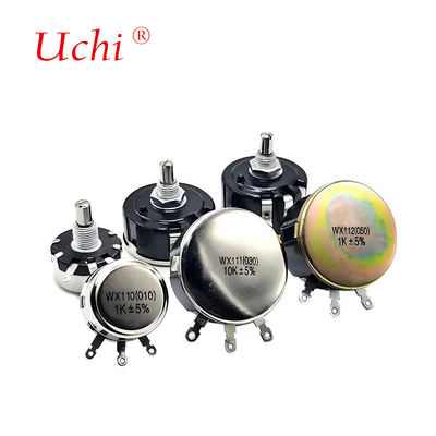 WX111 単回転巻線型ポテンショメータ 可変抵抗器 1W 精密ロータリーポテンショメータ