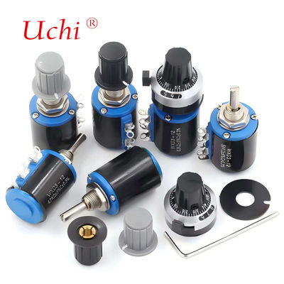 WXD3-12 1W 10kオーム 5リング 多回転精密巻線ロータリーポテンショメータ