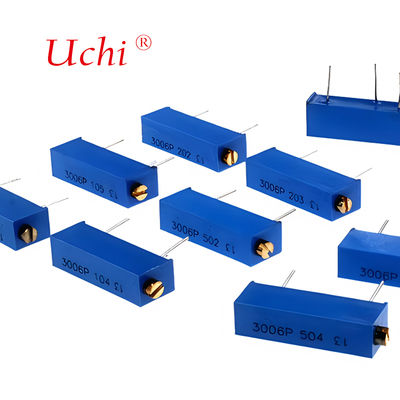 3006P 205 金属セラミック微調整ポテンショメータ、2mオーム、ノブ付き、精密マルチターン可変抵抗器