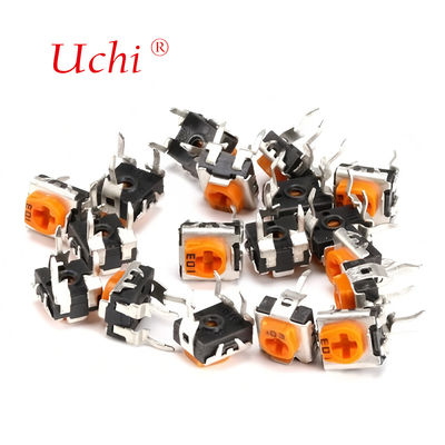 RM063 黄色 単回転炭素フィルムトリマー ポテンチオメーター 1m 調整可能なレジスタ