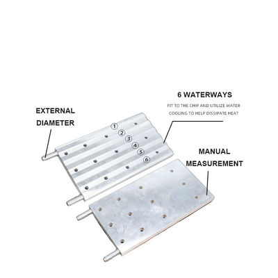 S19-JPRO パソコンケース 水冷蔵 マニフォールド液体アルミラジエータ 液体冷却プレート