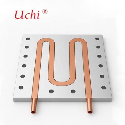 CNC加工 水冷却プレート 液体冷却ブロック PSUチューブ ヒートシンク,流体冷却プレート