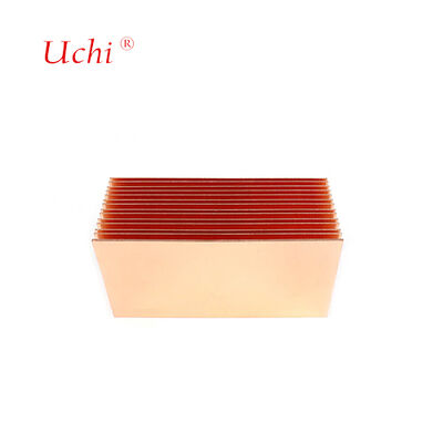 カスタム 銅 厚いフィンの スキウッド 熱シンク