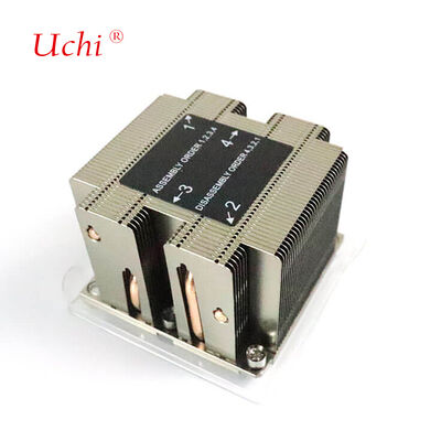 CNC 加工用黒色押出ヒートシンク - CPU およびサーバー アプリケーション