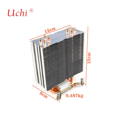 クリップ型ジッパーフィン パソコンCPU 4つの熱管付きヒートシンク