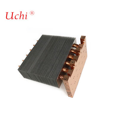 溶接式ジッパーフィンの熱管 医療機器用熱槽