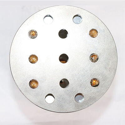 産業用照明用銅ヒートパイプジッパーフィンヒートシンク