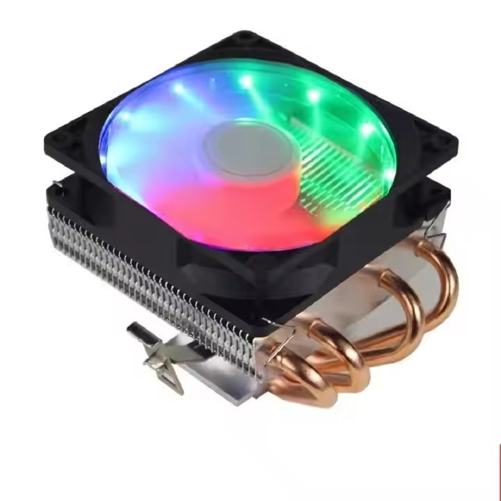 4 熱パイプ プッシュダウンタイプ アルミニウム ヒートシンク CPU クーラー