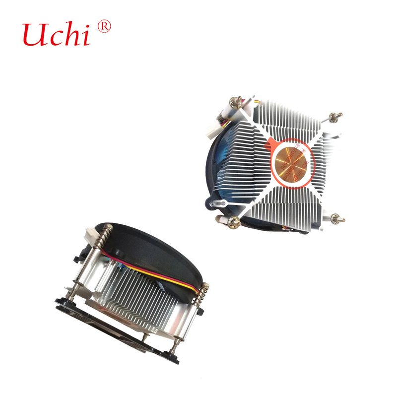 12V DC銅中央散熱器 TDP 75W PCプロセッサ冷却用 4ピン PWMソケット 1700 1200 1150 1151 1155 1156 Cpu エアクーラーファン