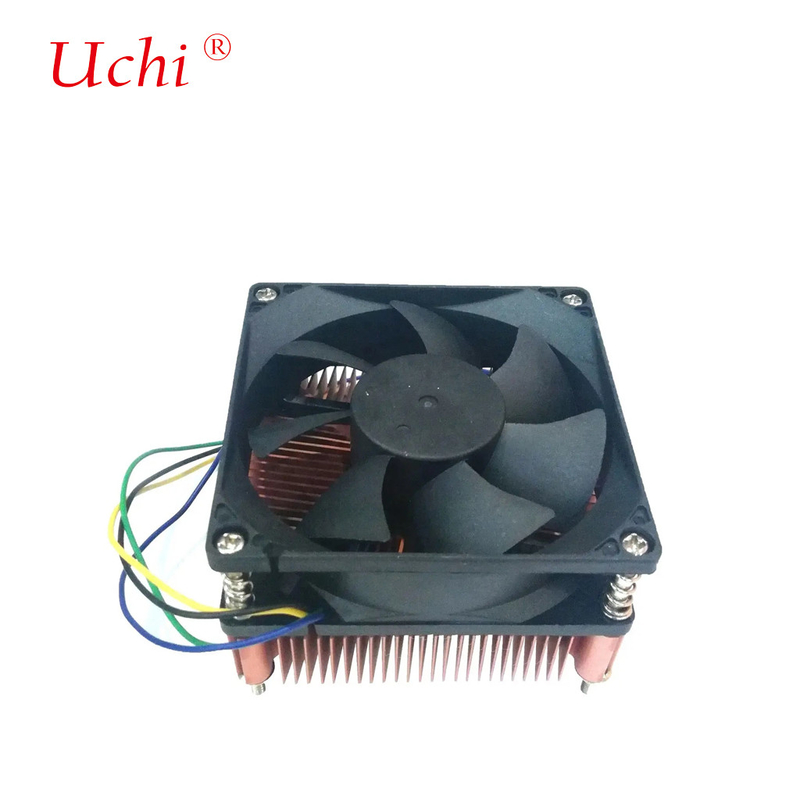 銅塗装熱槽 散熱 油脂 TDP 60W Cpu 冷却扇 静音 Pwm 3ピン 4ピン I3 I5 インテル Lga775 1150 1151