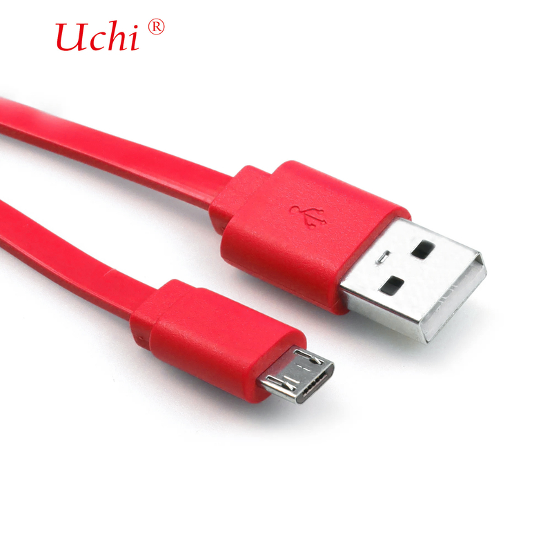 USB 3AタイプCケーブル充電器 PVCフラットノードル形 携帯電話用充電ケーブル