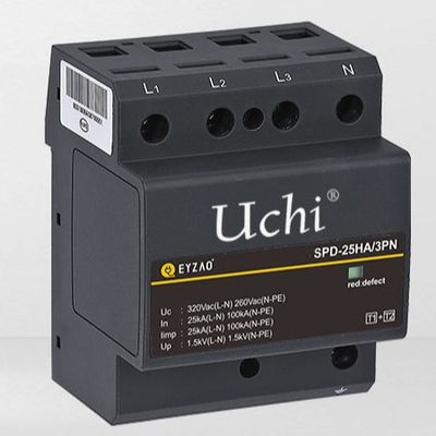 独特な動き25kAの電力サージの保護装置SPDは1 + 2クラスを統合した