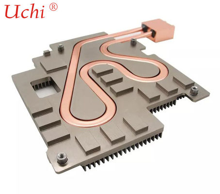 銅のプロフィールのヒート パイプの液体の冷却の版のカスタム デザイン